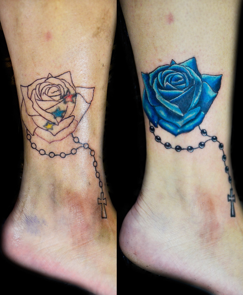 Rose Tattoo Cover Up A Photo On Flickriver