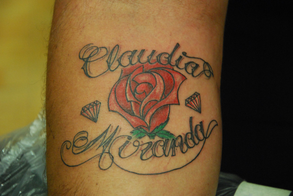 Tattoo Nombre Claudia Miranda | Tattoos De Nombres. Www.buen… | Flickr