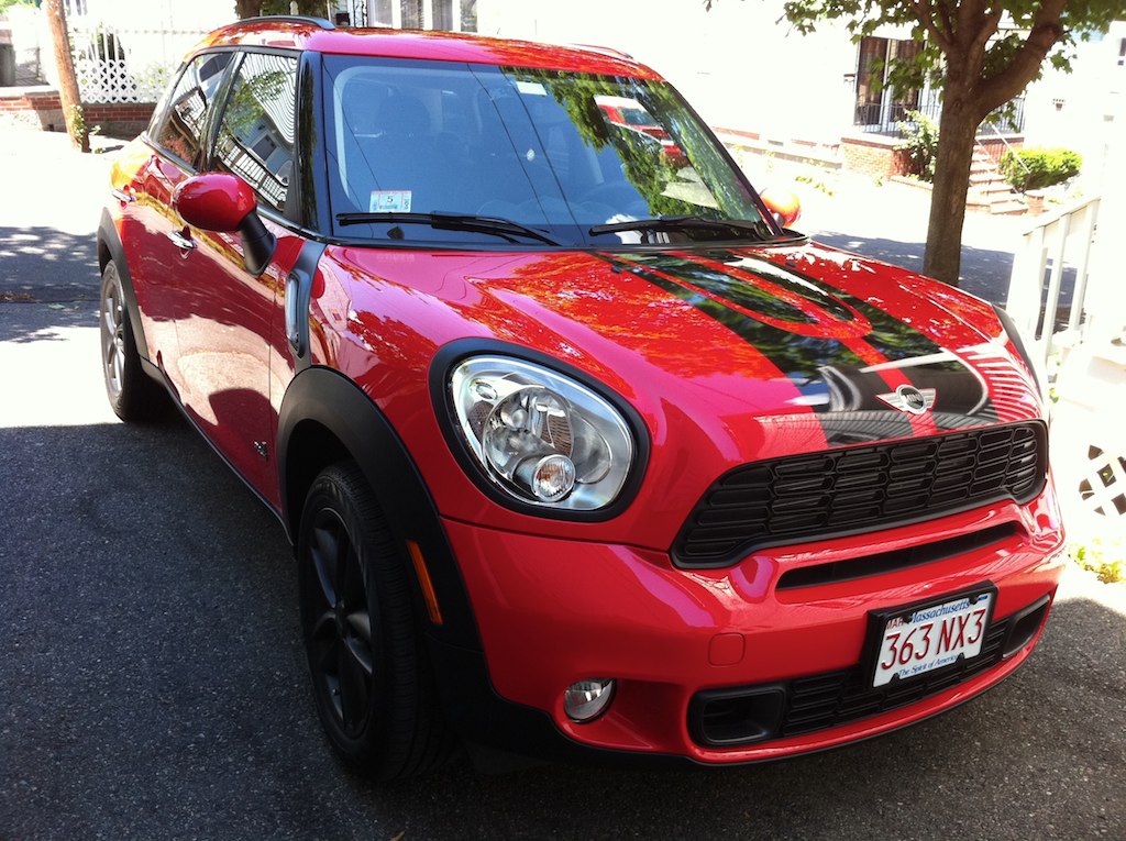Red mini cooper s countryman all4