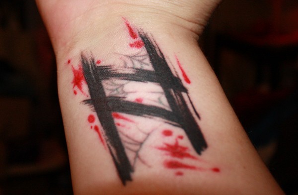 Hel's Rune Tattoo | Hel's Rune Piece...location: Right Wrist… | Flickr 392_x_600_jpg