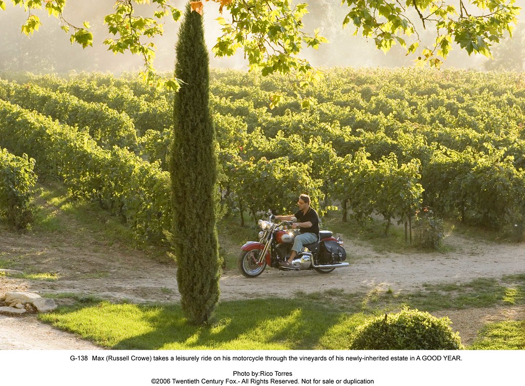 The mystery wine turns out to be from a particular parcel of his uncle's vineyards. A Good Year Vineyard G 138 Max Russell Crowe Takes A L Flickr