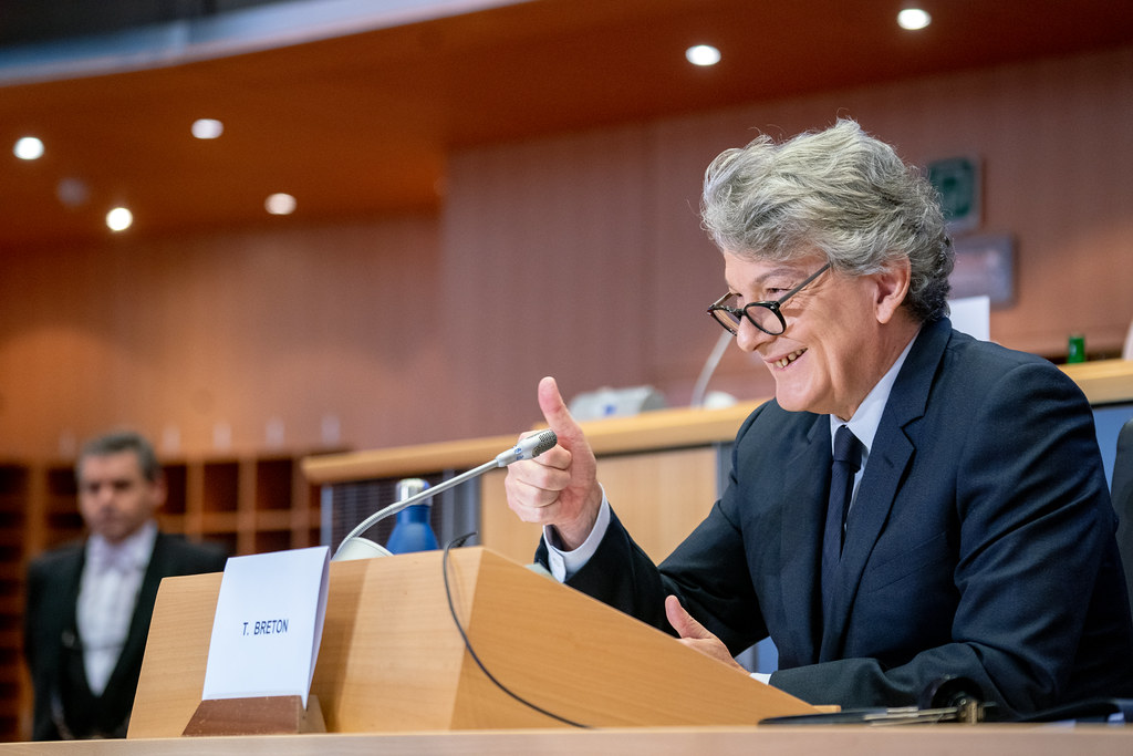 Former finance minister of france, thierry . Hearing Of Commissioner Designate Thierry Breton The Inter Flickr