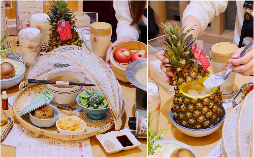 有春茶館大墩店_台中南屯：假日大客滿台灣味茶館 阿嬤麻油米糕+排骨酥湯/鳳梨杏仁銀耳露推薦！