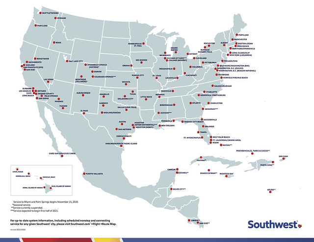 Southwest Airlines Map 2020 The Southwest Airlines Route Flickr 50519625588 55e989ebb7 Z 