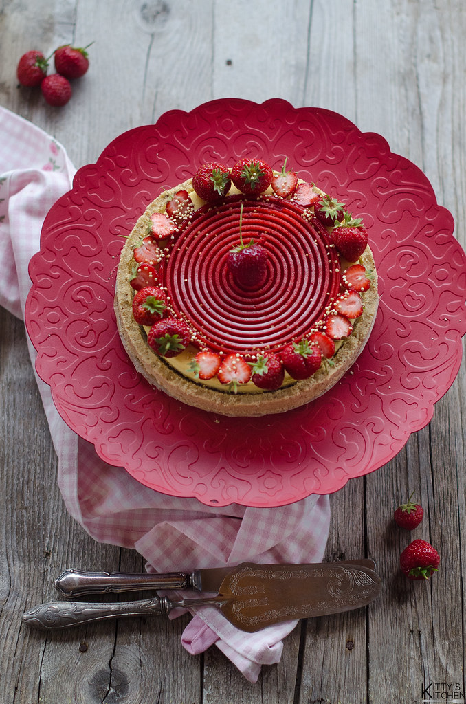 Torta Tourbillon Alle Fragole Kitty Skitchen