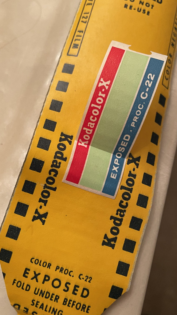 Very expired Kodacolor-X on 127 Day - Down the Road