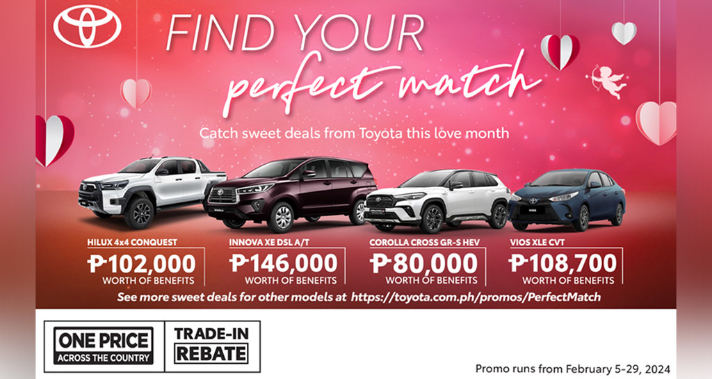Find your perfect match with toyota’s valentine promo