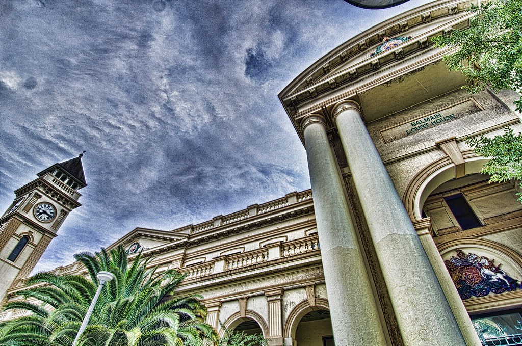 Perspective view of historical design contributing to the overall aesthetic balance