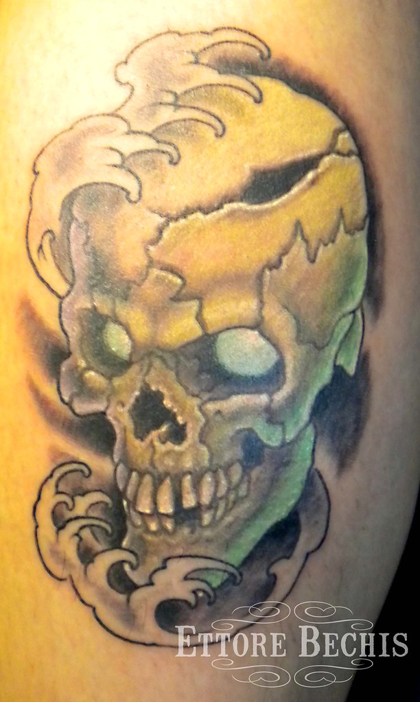 Gratis Scarica immagini Teschio Skull Tattoo Tatuaggio Realistico Realistic Skull Flickr aggiornato da parte di