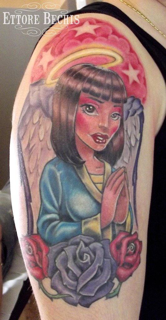 Tattoo,Color,Realistic ,Realistico,Tatuaggi,Tatuaggio,Ange… | Flickr 1024_x_533_jpg