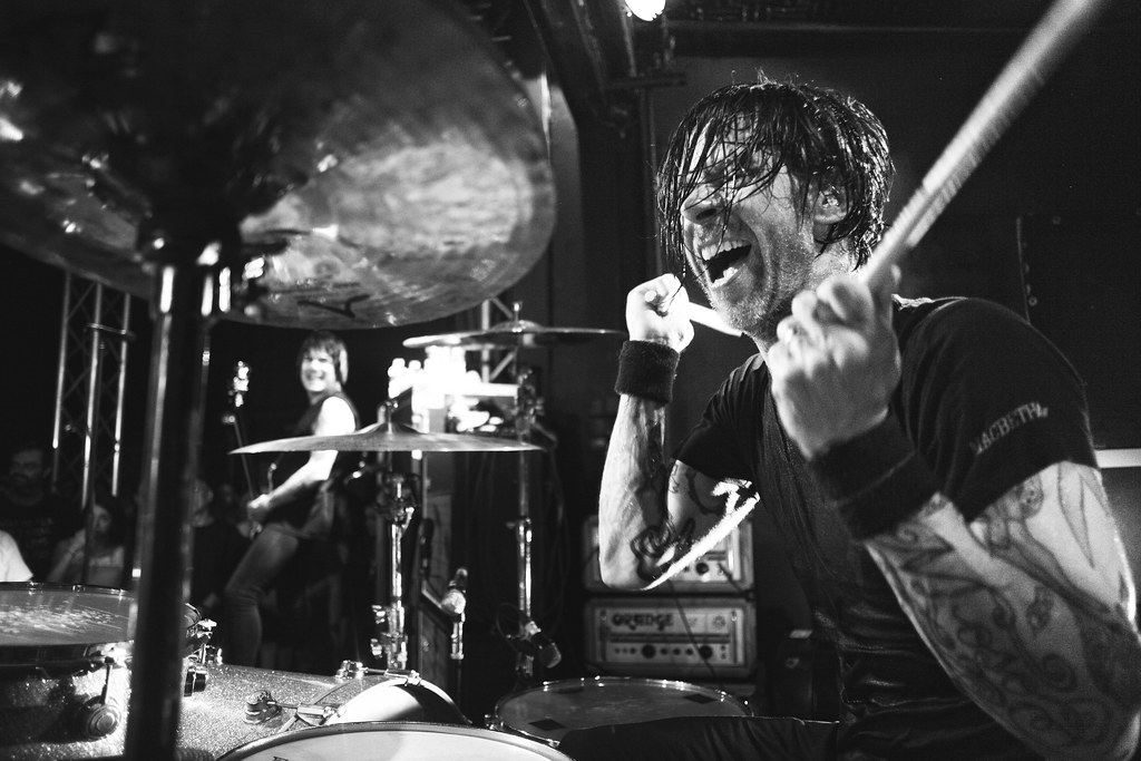 Atom Willard Against Me Playing Live At La Felche D Or Cl Flickr