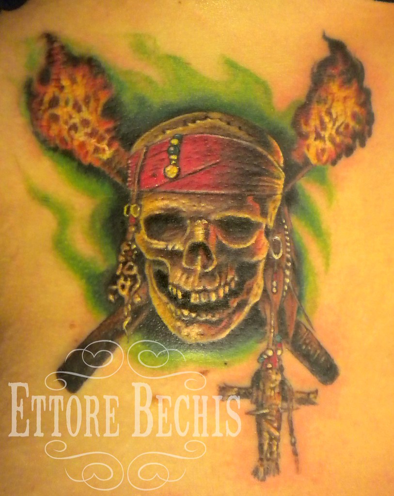 Pirati Dei Caraibi Teschio | Tatuaggio Realizzato Da Ettore … | Flickr 1024_x_813_jpg