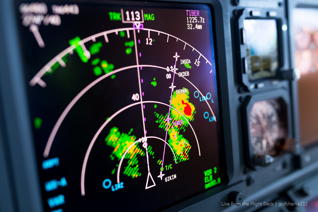 Thunderstorms Boeing 737 Weather Radar Canon 6d Sigma