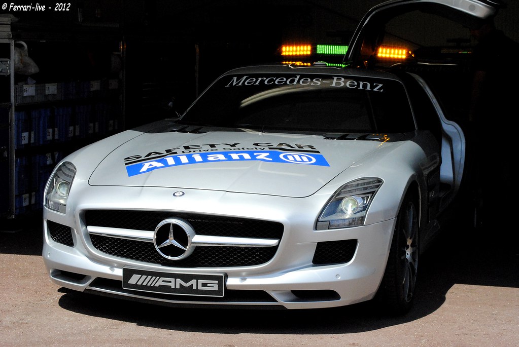 Mercedes Sls Safety Car Monaco Gp F1 2012 Ferrari Live