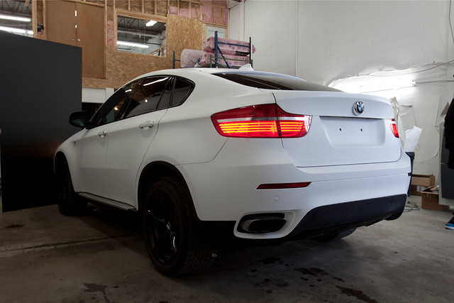 Flickriver: photoset 'bmw x6 matte white' by wrapyourcar.ca™