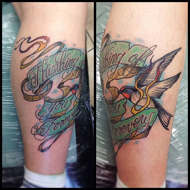 120 Tattoo Scritta Andrea 
