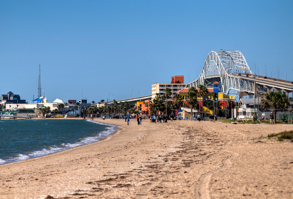 We also travel to surrounding areas including rockport, padre island and corpus christi. Harbor Bridge and North Beach, Corpus Christi, Texas | Flickr
