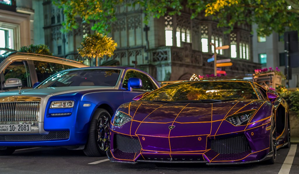 Lamborghini Aventador Rolls Royce Ghost Shaker Media