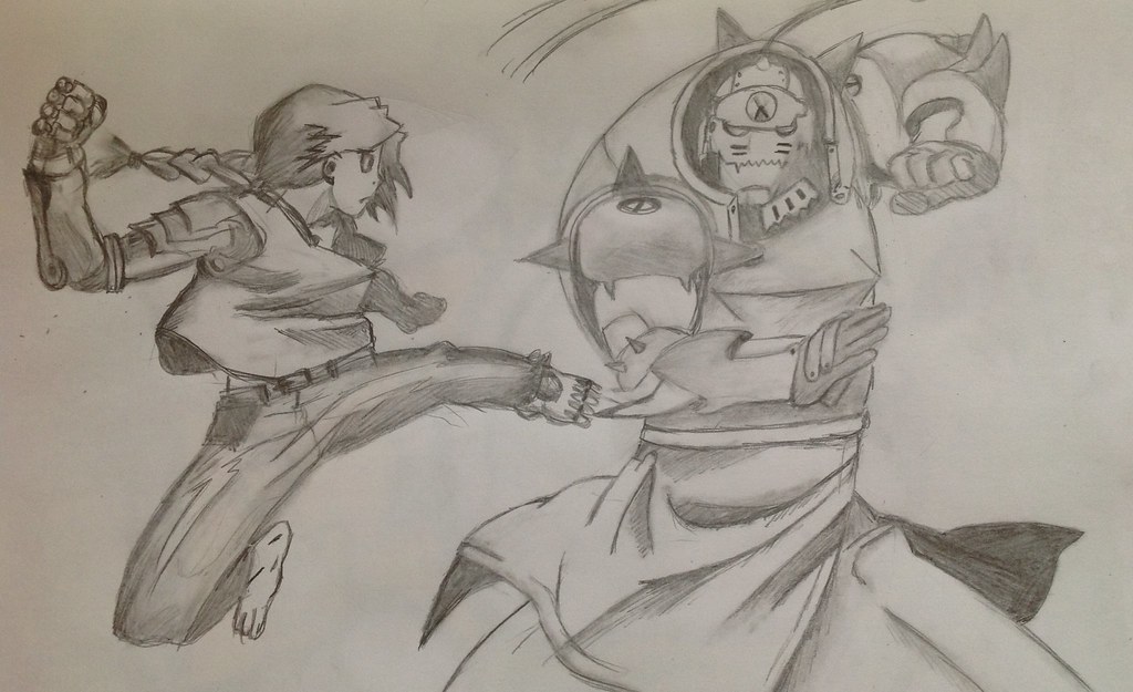 Ed E Al Fullmetal Alchemist Bruna Meneguzzi Flickr