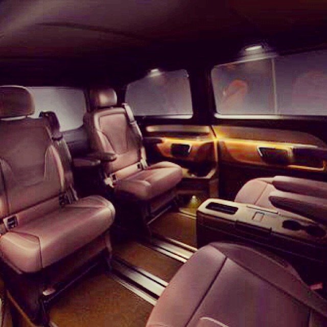 Luxurious Interior All New Mercedes Benz V Class Mer