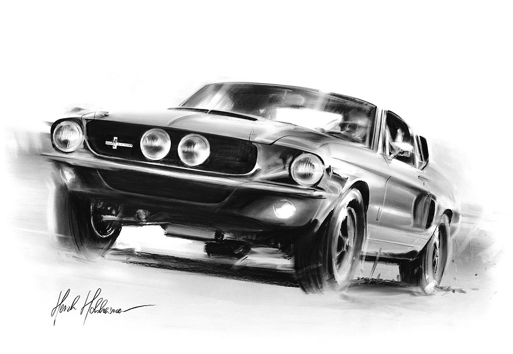 Ford Mustang My Drawings Mustang Drawings