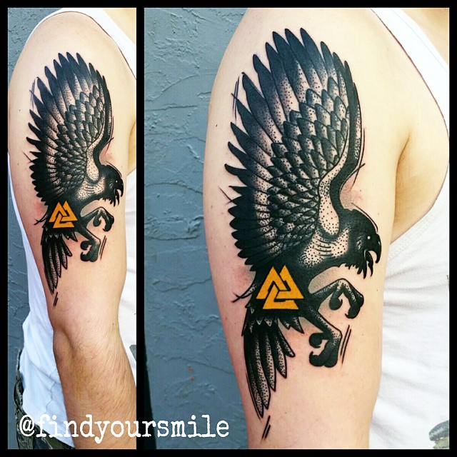 Raven #Raventattoo #Odin #Odintattoo #Odinsraven #Odinsra… | Flickr 640_x_640_jpg