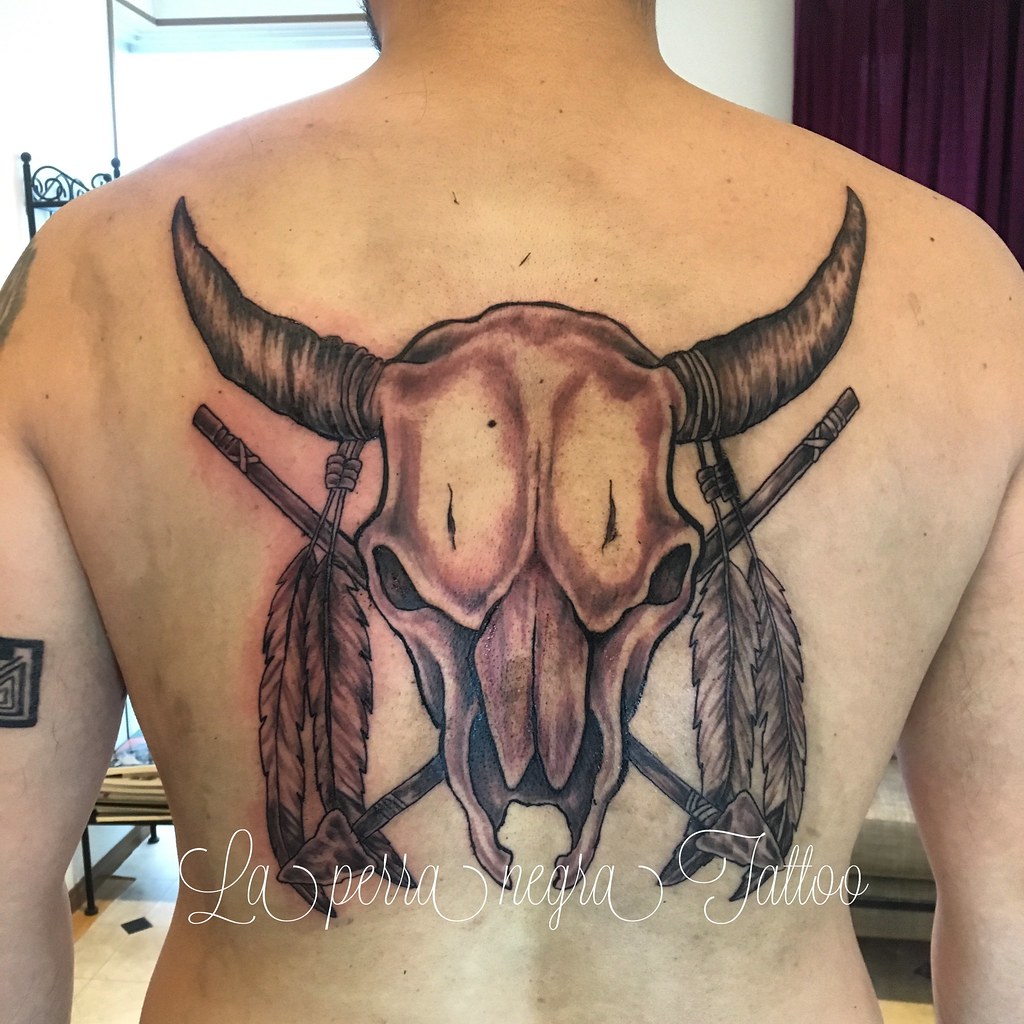 Bull Skull Tattoo | Big Bull Tattoo In Two Sessions . . . #T… | Flickr 1024_x_1024_jpg