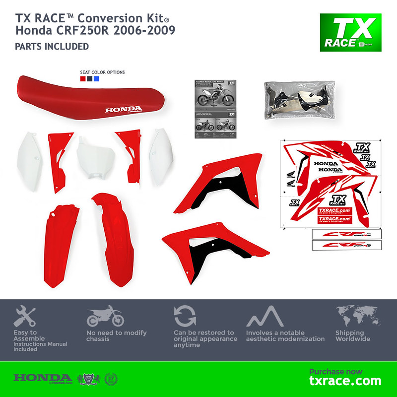 Tx Race Conversion Kit For Honda Crf250r 2006 2007 2008