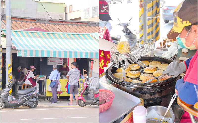 【台南新化】新化燒餅│新化街役場：在地三十年天天排隊蔥肉餅 加蛋40元餅酥肉香蔥多好吃！