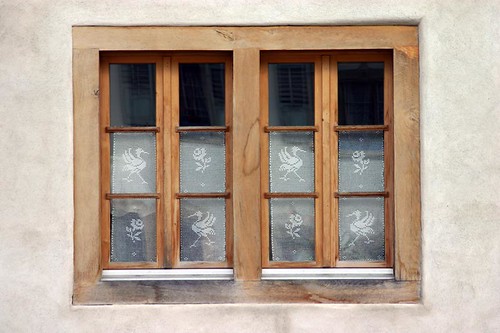 A contemporary styled window showcasing a unique design.