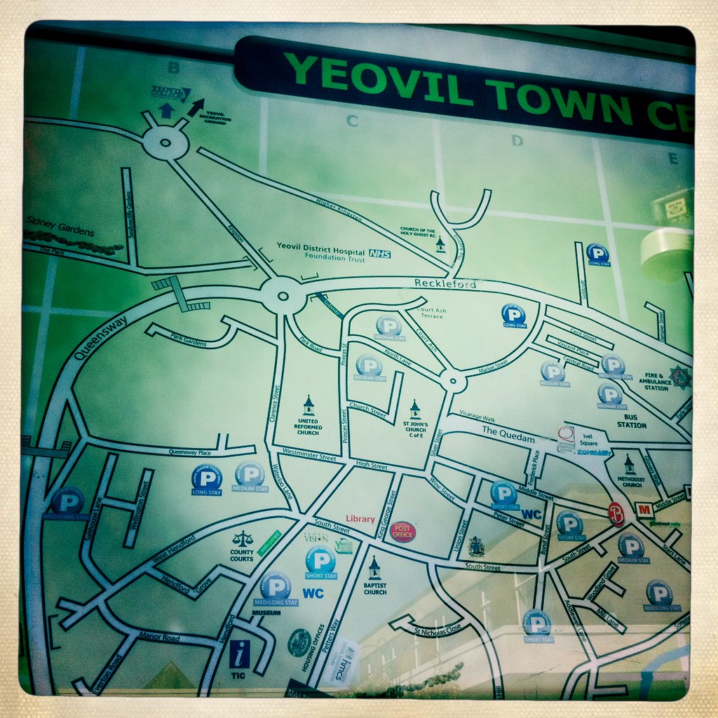 Yeovil Town Map Yeovil Somerset Summer 2011 Janine Flickr 8580321979 3bc7f66610 B 
