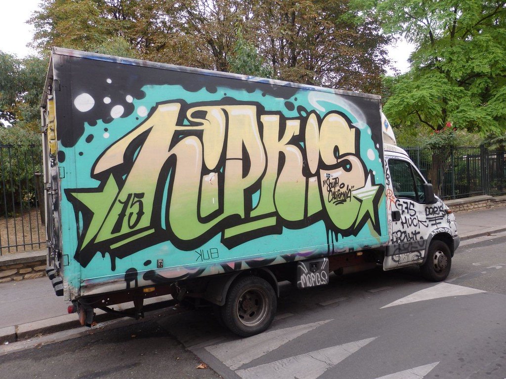 Paris Auto Graff Van Truck Marc Tavernier Flickr