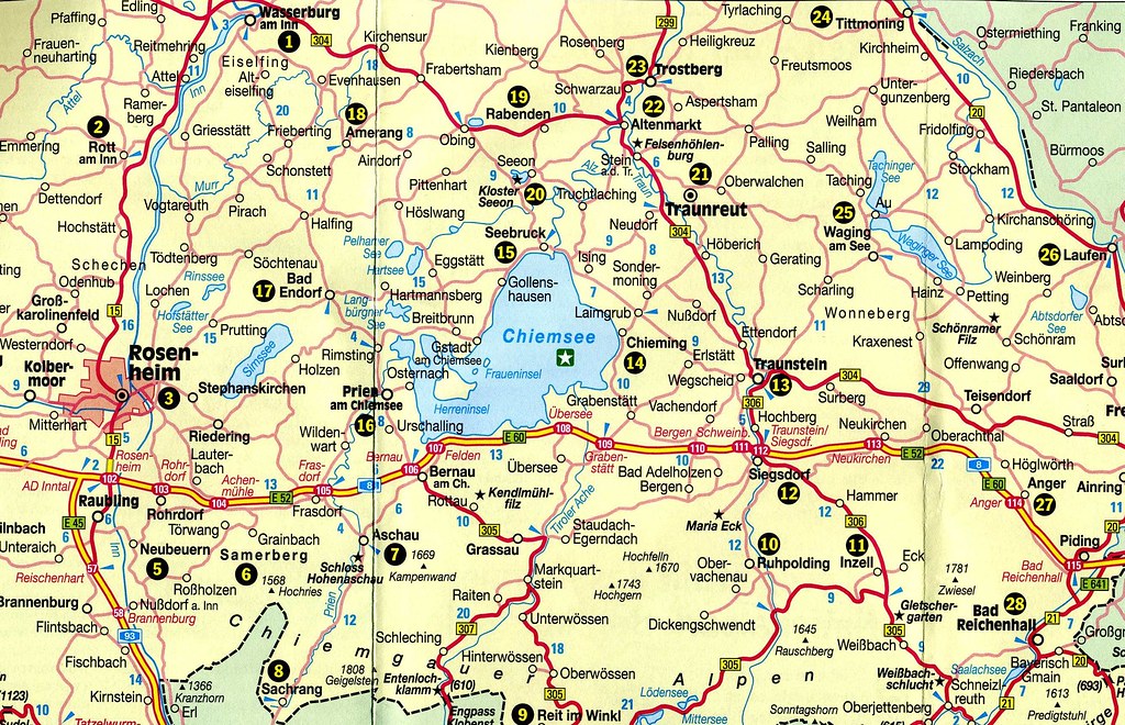2012-ö659 chiemsee landkarte