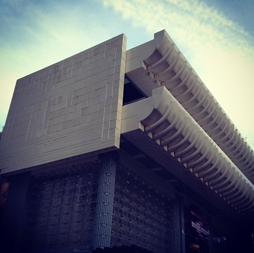 Brutalist train station