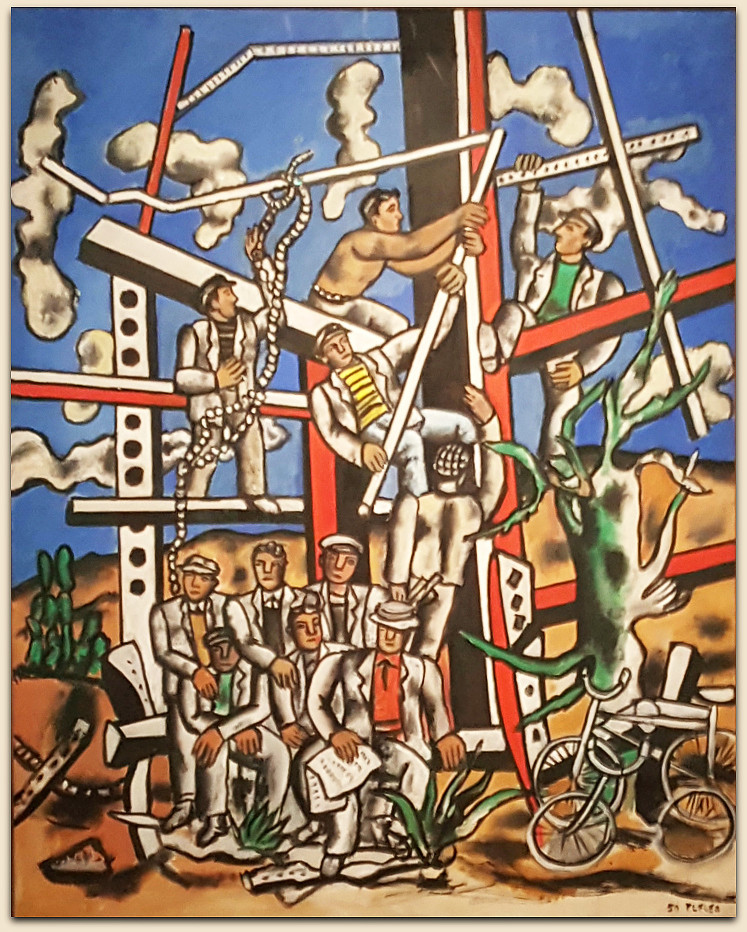 Les Constructeurs 1950 Fernand Leger Exposition Fernand Flickr