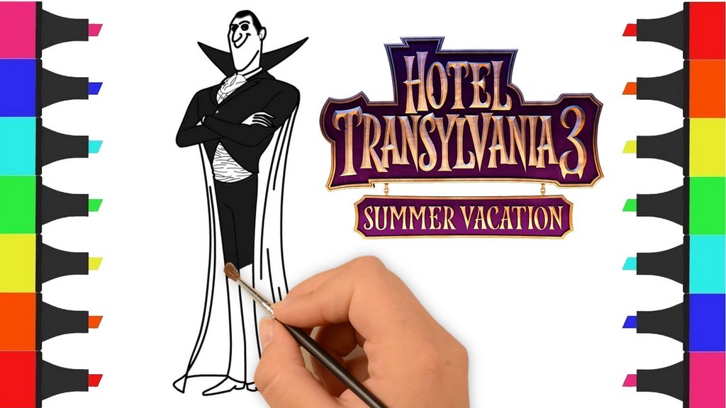 Here are some pictures of hotel transylvania to print and color … without trembling! Hotel Transylvania 3 Coloring Pages For Kids Coloring Dr Flickr