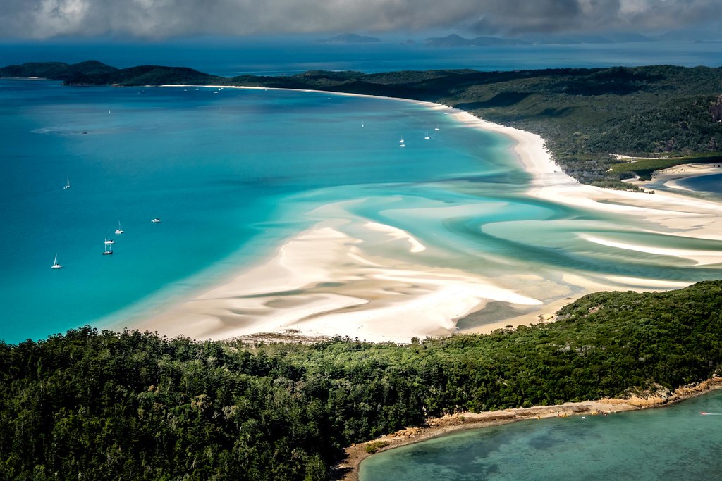 It's queensland's cleanest beach, and is washed by . Hamilton Island Float Plane Whitsunday Island Whitehaven Flickr