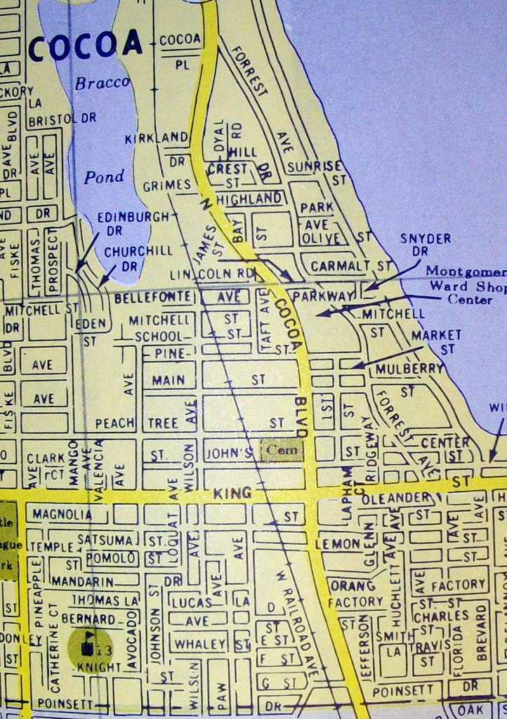 Cocoa FL 1970 Map By Dolph Co Published For The Flickr 7897828038 05ebdf30f9 B.