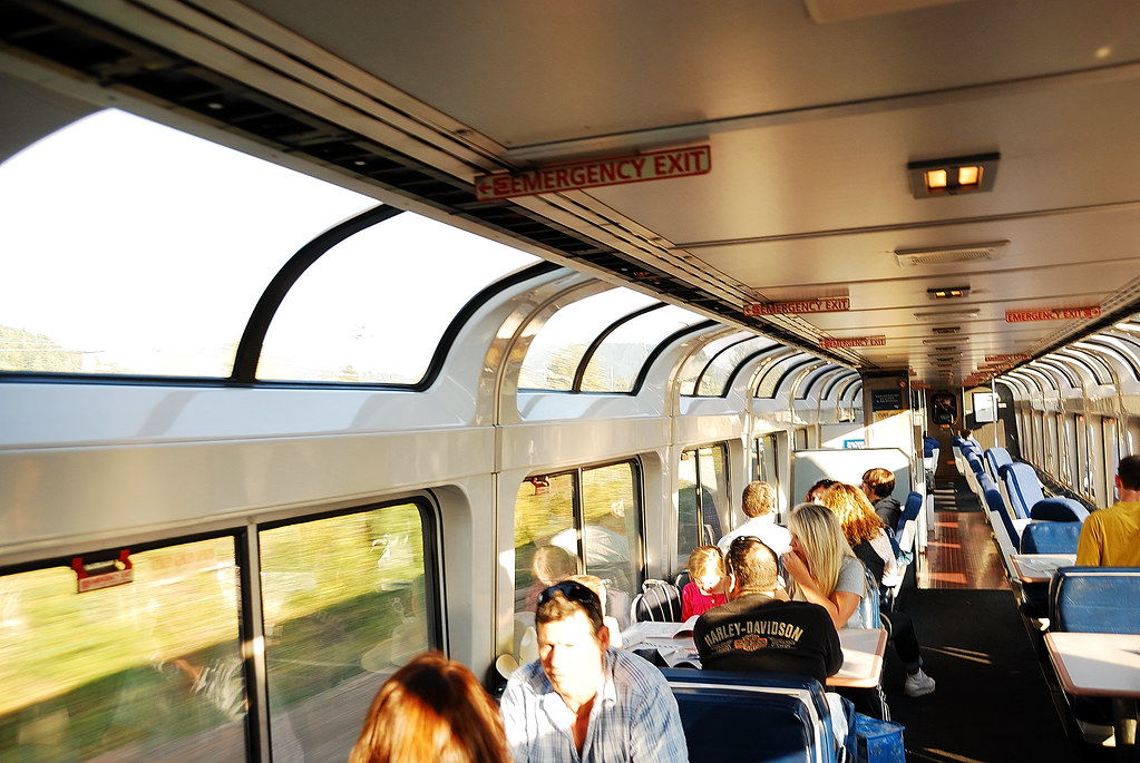 Amtrak coast starlight cars big pixel pusher journal racing along