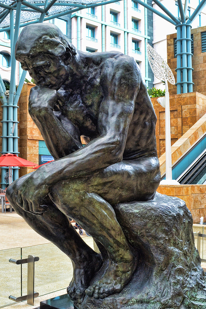 Buy ebros auguste rodin masterpiece le penseur the thinker statue 9.25h: Le Penseur The Thinker The Bronze Sculpture By Auguste R Flickr