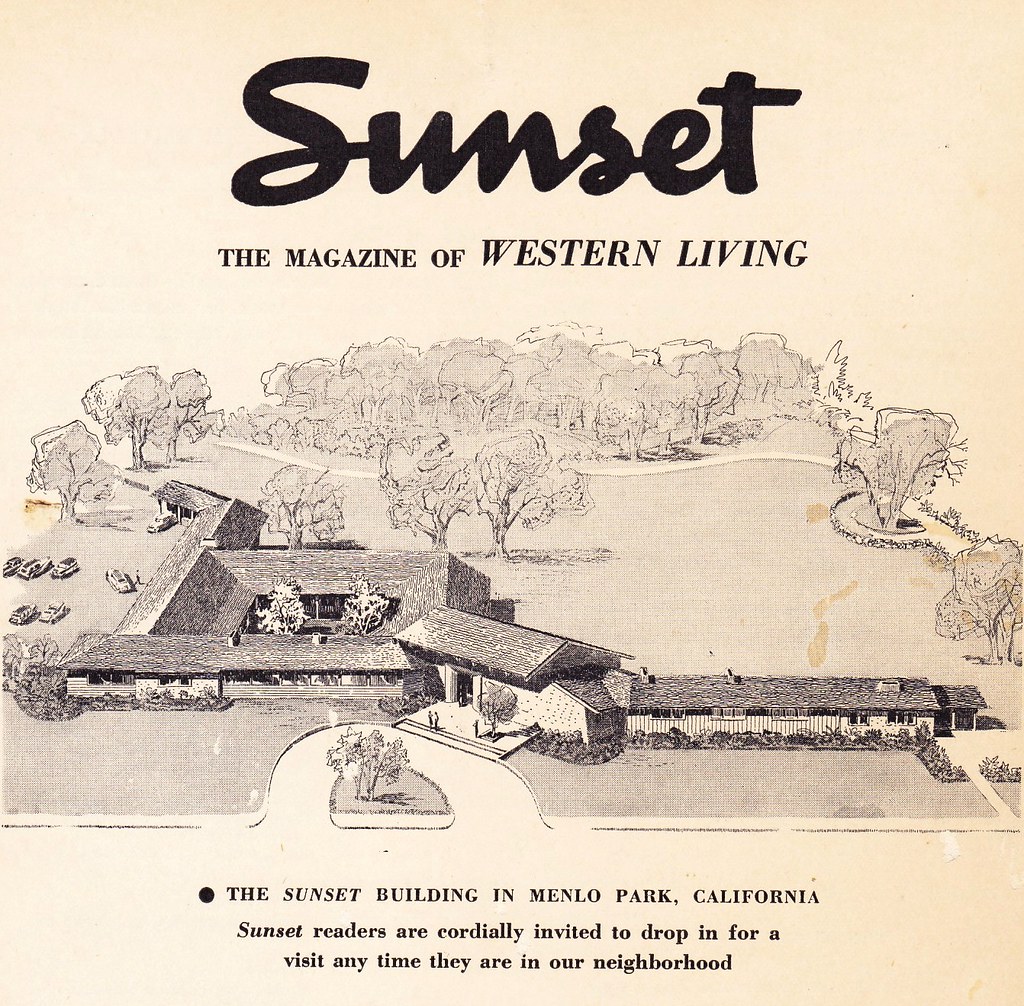 Sunset magazine headquarters rendering 1952
