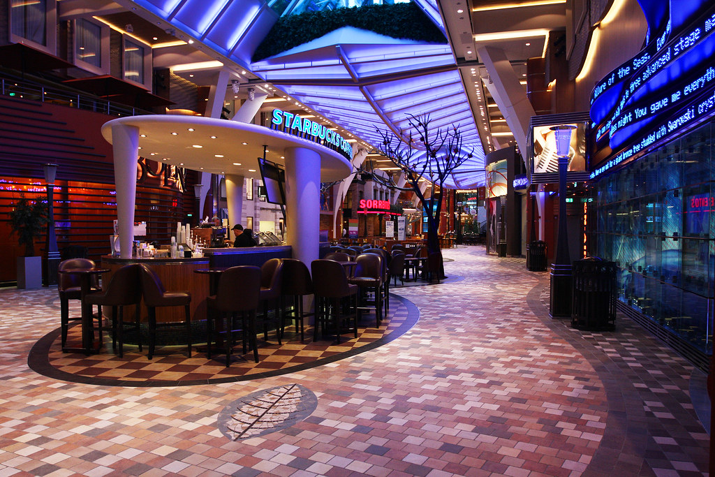 Royal Promenade On The Allure Of The Seas Starbucks On The