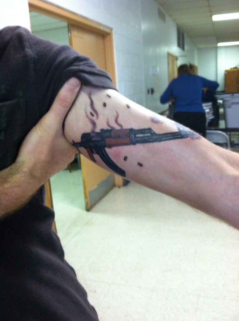 Ak-47 Tattoo | Payton's New Tattoo. | Tony Alter | Flickr 1024_x_765_jpg