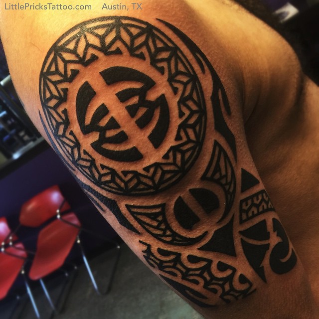 Polynesian Tattoo By Travis @Littleprickstattoo In Austin … | Flickr 640_x_640_jpg
