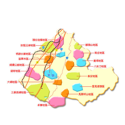 臺灣苗栗縣地圖苗栗景點懶人包 苗栗新景點地圖 打卡拍照玩透透 Fvilb