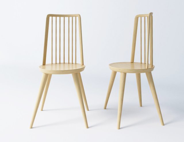Simple Elegant New Modern Wooden Dining Chair Free 3d Mode Flickr