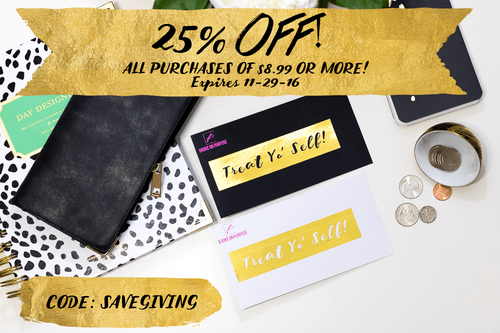 BROKE ON PURPOSE SAVEGIVING PROMO