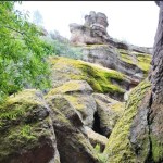 Boulder formation at Pinnacles National Park, Central Coastal California near Thousand Trails San Benito.