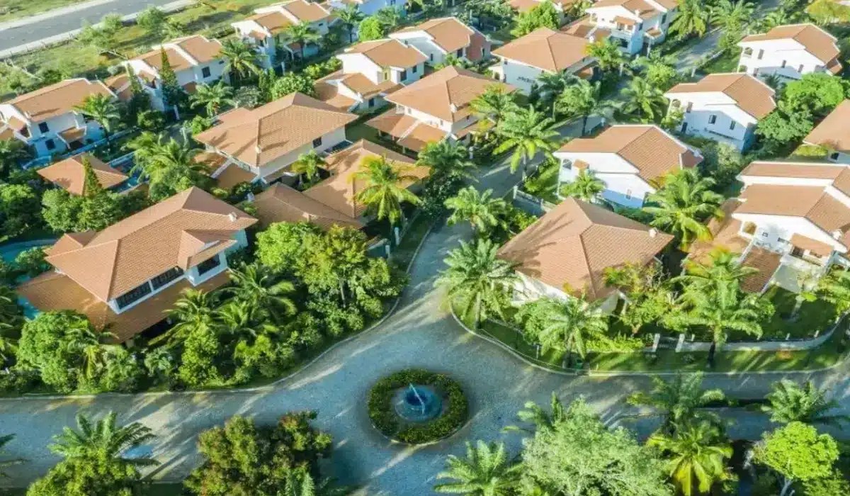 Birds view of Mui Ne Domain villas