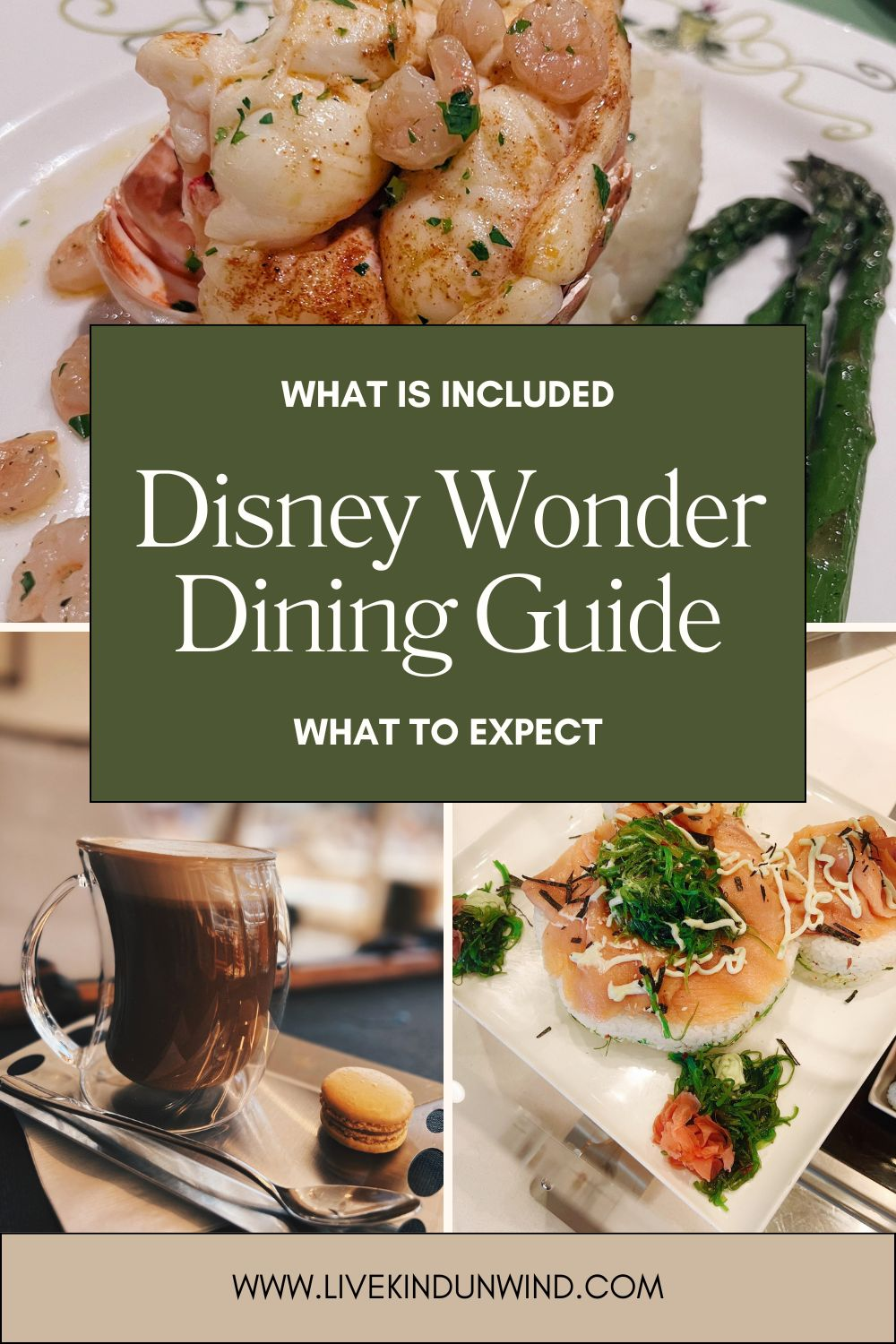 Disney Wonder Dining Guide: What is Included and What to Expect